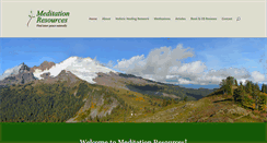 Desktop Screenshot of meditationarticles.com