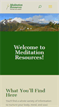 Mobile Screenshot of meditationarticles.com